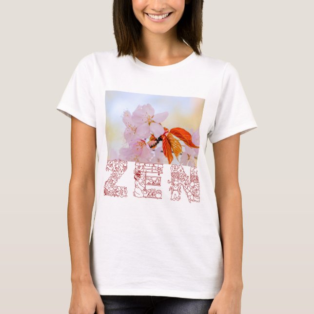 T-shirt Sakura - Fleur de cerisier japonaise (Devant)