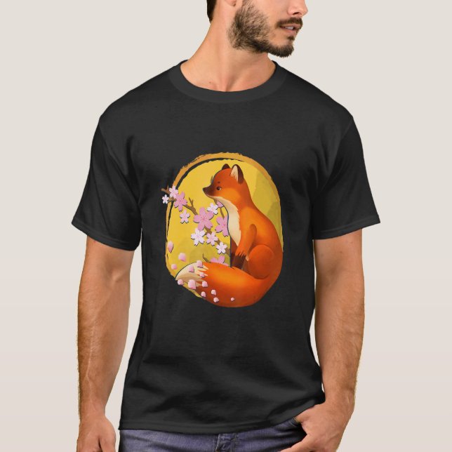 T-shirt Sakura Fox (Devant)