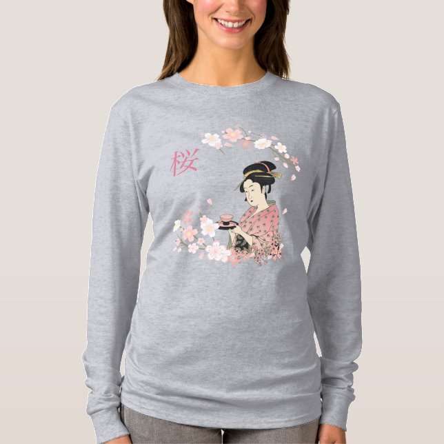T-shirt Sakura Geisha (Devant)