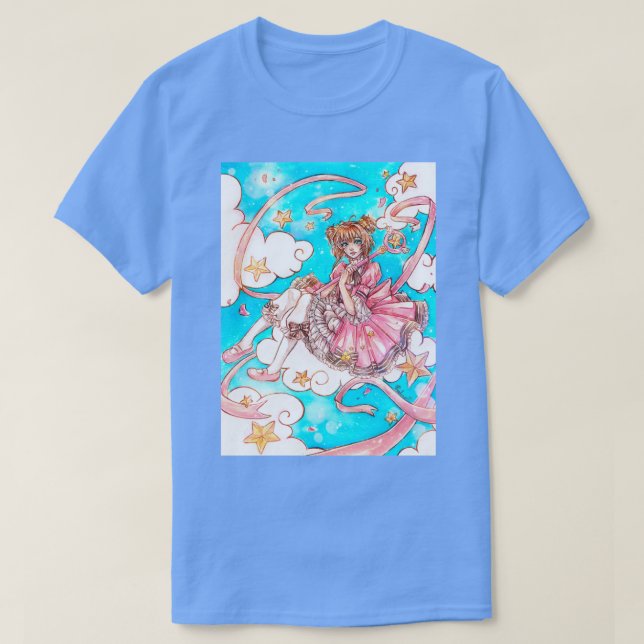 T-shirt Sakura Kinomoto d Captor Sakura (Design devant)