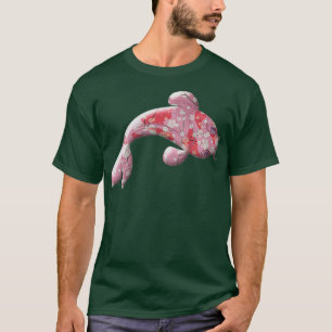 T-shirt Sakura Koi Japonaise Fleur de fleurs de cerisier m