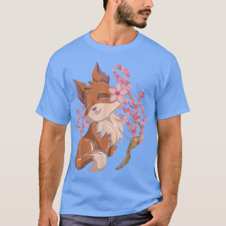 T-shirt Sakura Nature Forest Amoureux des animaux Cherry B