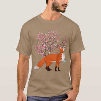 T-shirt Sakura Nature Forest Amoureux des animaux Cherry B