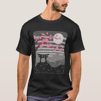 T-shirt Sakura Samurai, fleurs de cerisier japonaises