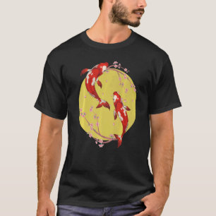 T-shirt Sakura Taisho Sanke Koi Nishikigoi Cherry Blossom
