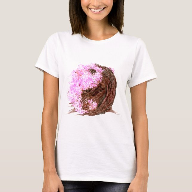 T-shirt Sakura Yin Yang (Devant)