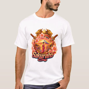 T-shirt Sakuraho : Tee Spirit Samouraï Coucher de soleil