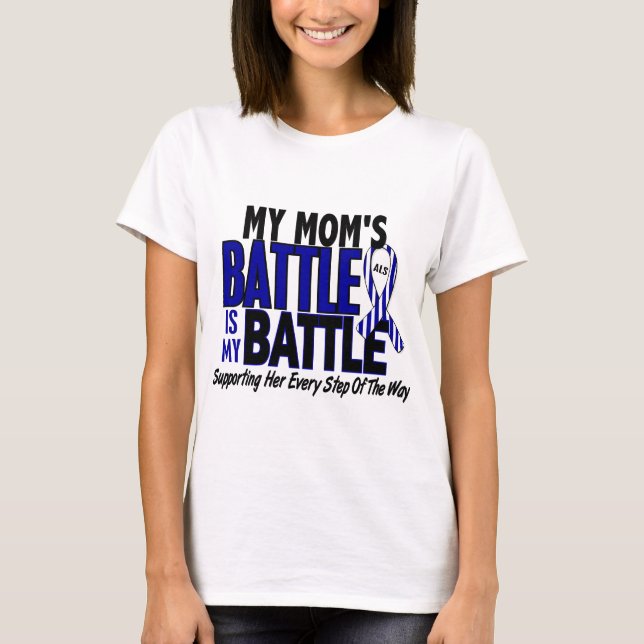 T-shirt SAL ma bataille trop 1 maman (Devant)