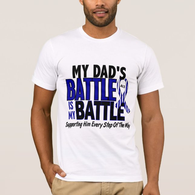 T-shirt SAL ma bataille trop 1 papa (Devant)