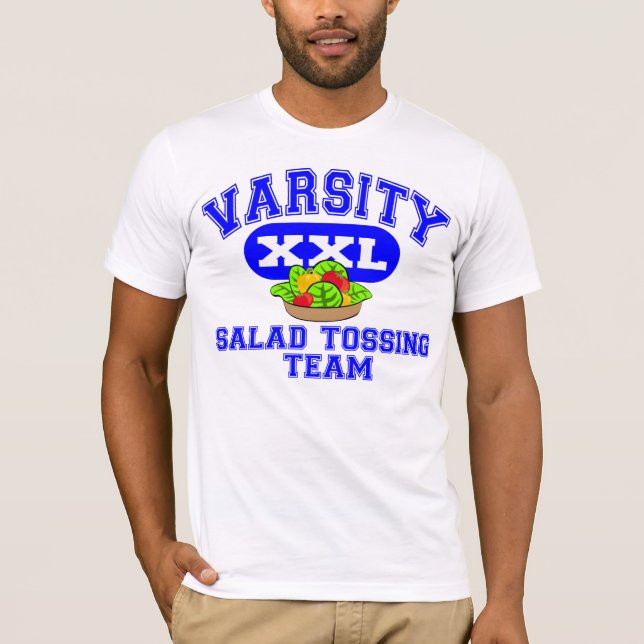 T-SHIRT SALADE DE FAC JETANT L'ÉQUIPE EN L'AIR (Devant)
