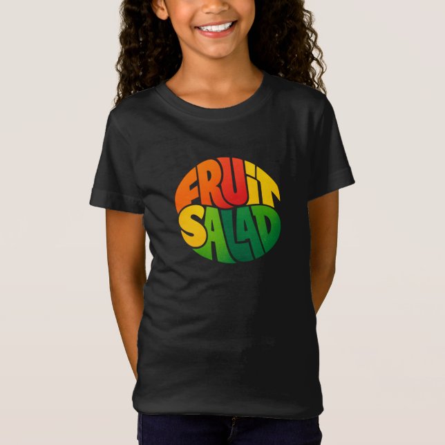 T-Shirt SALADE DE FRUITS – Conception de typographie circu (Devant)