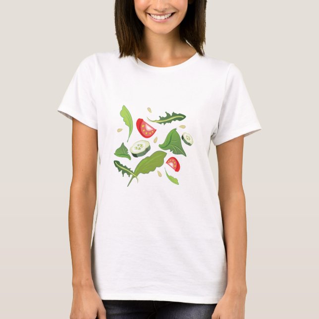 T-shirt Salade de lancer (Devant)