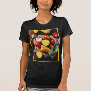 T-shirt "Salade de légumes maison" Photo mignonne. Command
