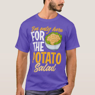 T-shirt Salade de pommes de terre Aime le foie Humour végé