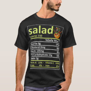 T-shirt Salade Nutrition Famille Correspondant Drôle Thank