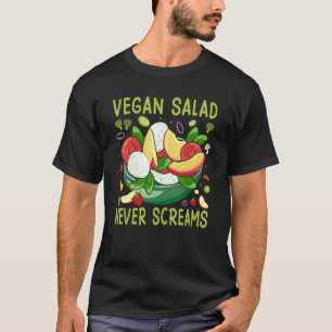 T-shirt Salade végane ne crie jamais