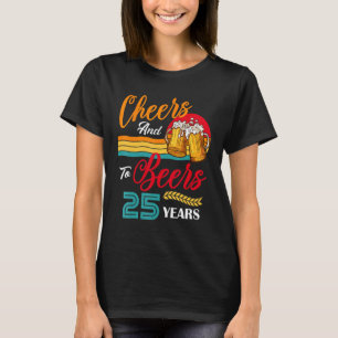 T-shirt Salades et bières vintages à mon Anniversaire de 2