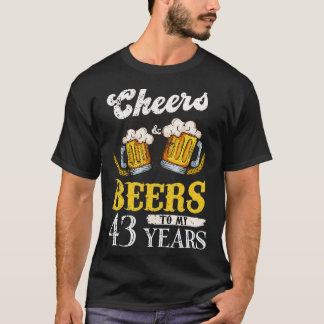 T-shirt Salades Et Bières vintages À Mon Anniversaire De 4