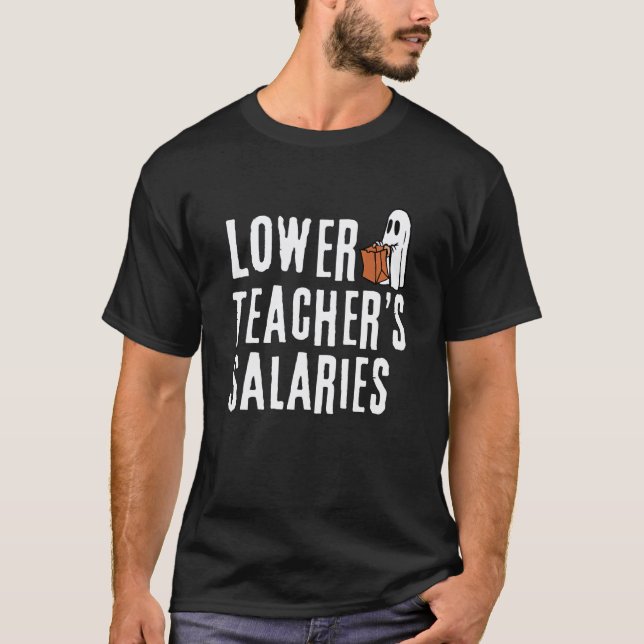 T-shirt Salaires des enseignants plus bas 2 (Devant)