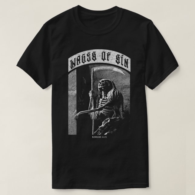 T-shirt Salaires du péché  (Design devant)