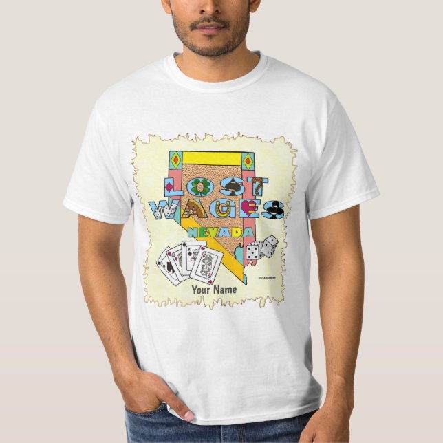 T-shirt Salaires Perdus Nevada (Devant)