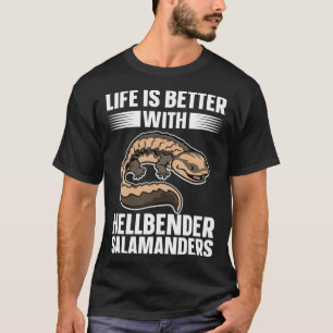 T-shirt Salamander Avec Hellbender Salamander