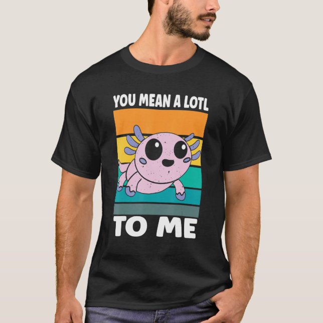 T-shirt Salamander Love Axolotl (Devant)