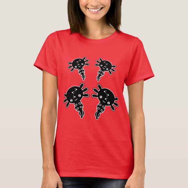 T-shirt Salamandre axotique exotique (Devant)