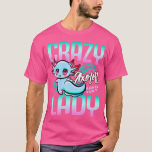 T-shirt Salamandre Femme Lady Axolotl Crazy Axolotl