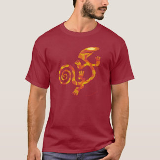 T-shirt Salamandre (imaginaire orange)