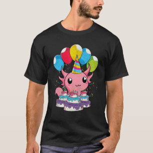 T-shirt Salamandre mexicaine Anniversaire de fête Amphibia