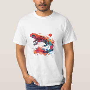 T-shirt Salamandre rouge magique