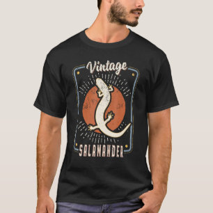 T-shirt Salamandre Vintage Rétro Classique Amour Animal 1