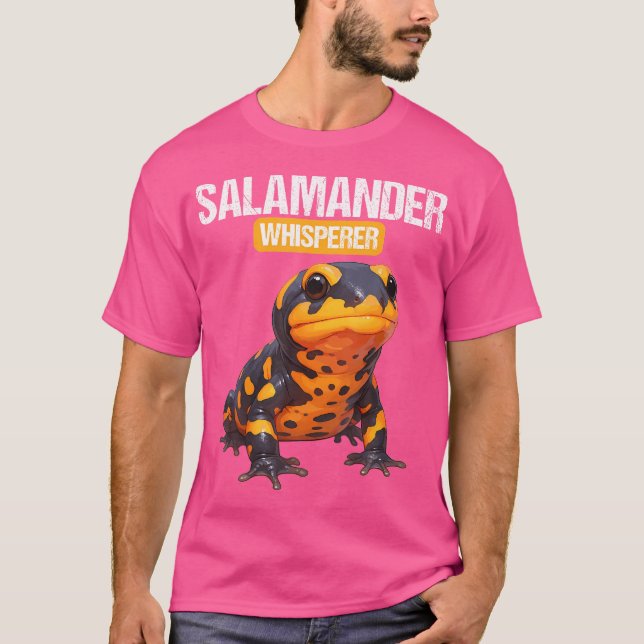 T-shirt Salamandre Whisperer Salamandre Fire Salamander (Devant)
