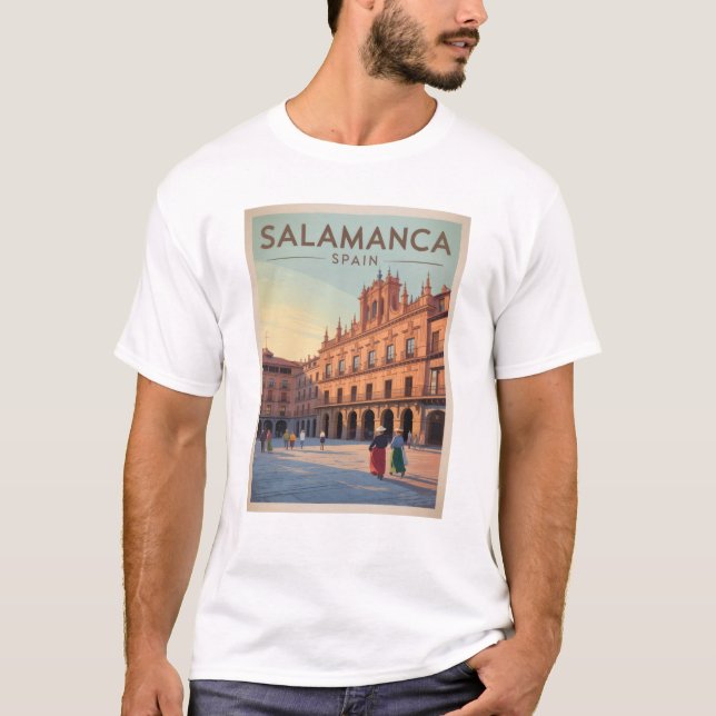 T-shirt Salamanque Espagne (Devant)