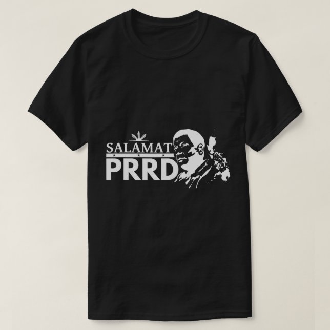 T-shirt Salamat PRRD Thank You Duete Pinoy Pride Preside (Design devant)