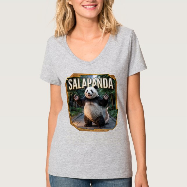 T-shirt Salapanda Photographie Combo Créature Drôle (Devant)