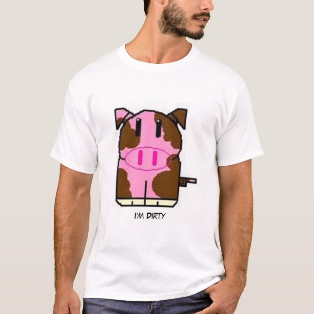 T-shirt sale de porc (Devant)