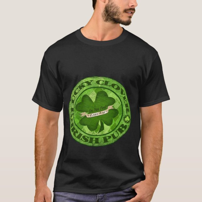 T-shirt sale de Pub du jour de St Patrick (Devant)