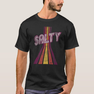 T-shirt Salé Look Rétro Argot Un Costume Des Années 70 Ou