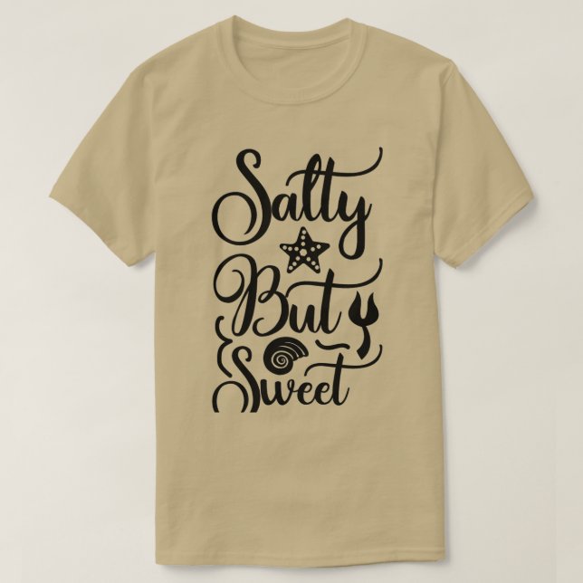 T-shirt salé mais doux (Design devant)