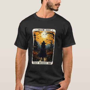 T-shirt Salem 1692 Halloween Sorcière Ils Ont Manqué Un Ta