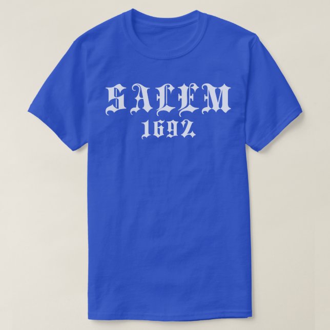 T-shirt Salem 1692 Stylish Goth Typography 1 (Design devant)