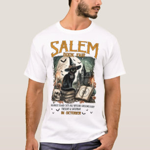 T-shirt Salem Book Fair Funny Bookish Halloween Rea Éffray