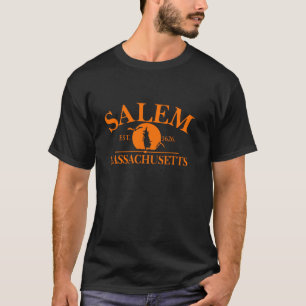 T-shirt Salem Est 1626 Massachusetts Halloween Vintage Ave