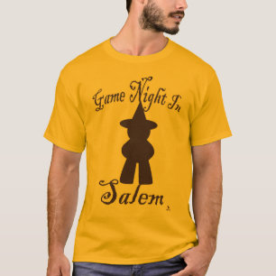 T-shirt Salem Jeu Nuit Drôle Jeux de Voyage Art