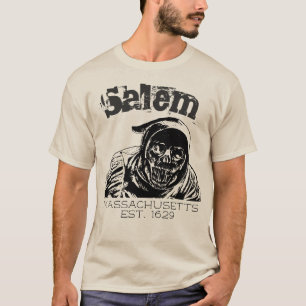 T-shirt Salem le Massachusetts, faucheuse de crâne