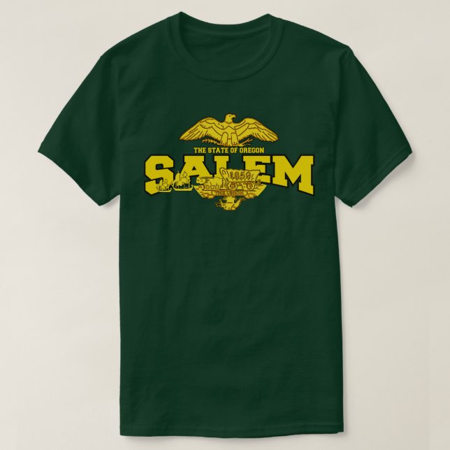 T-shirt Salem L'État de l'Oregon (Design devant)
