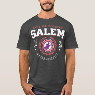 T-shirt Salem Massachusetts Witch Tourist Souvenir Hallowe