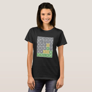T-shirt Salem Massachusetts Wordle Puzzle